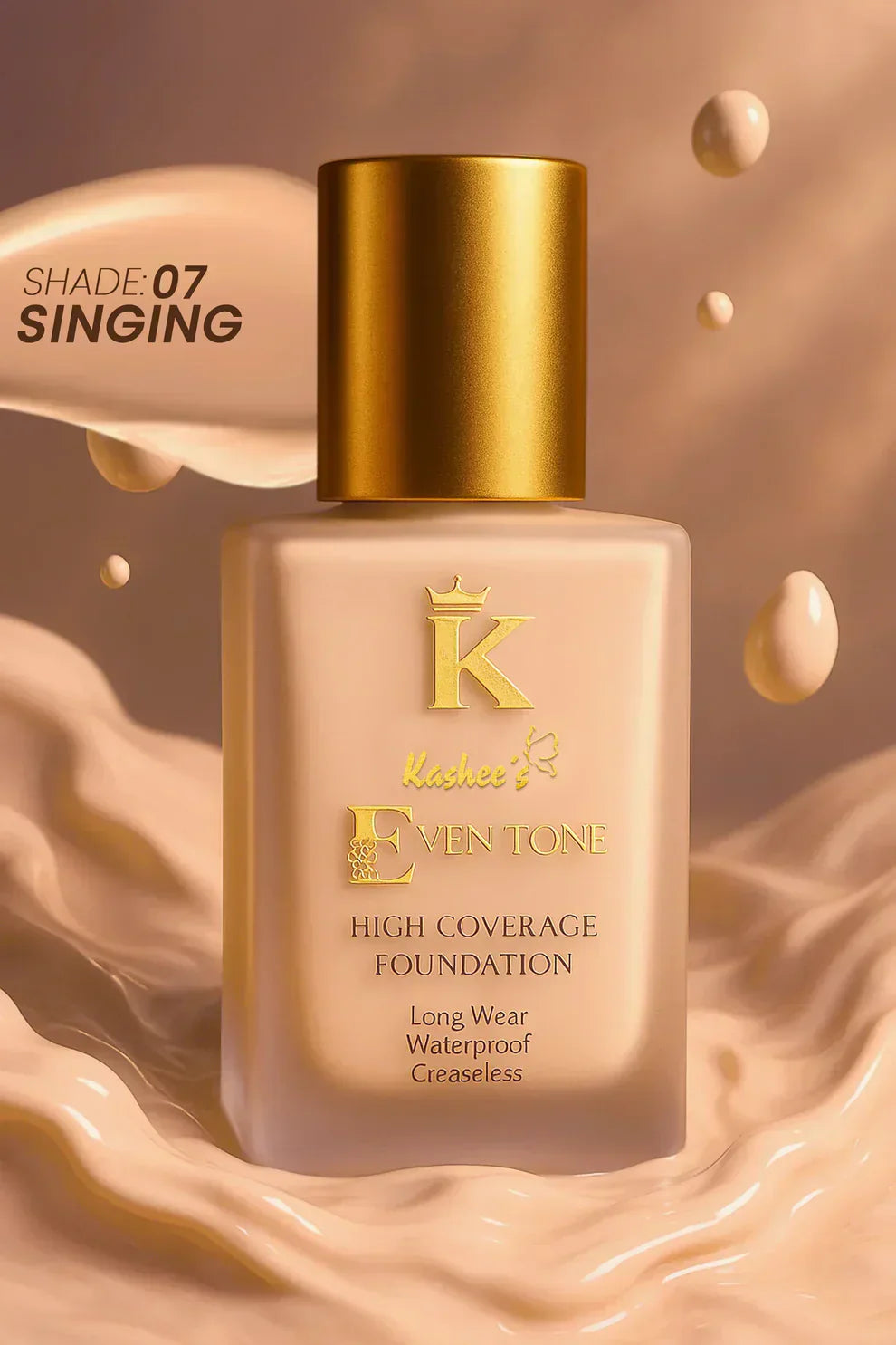 Kashee's Eventone High Coverage Foundation+Free Gift (Kashees Compact Powder).